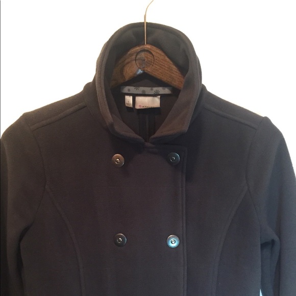 Athleta Switchback Fleece coat snap front S - Picture 10 of 12